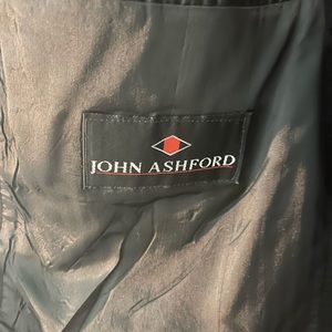 John Ashford long wool overcoat size L